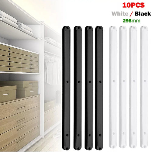10-Pack 298mm Plastic Drawer Slide Runners – Wardrobe Guide Rails Drawer Slide Runners Oasis Select