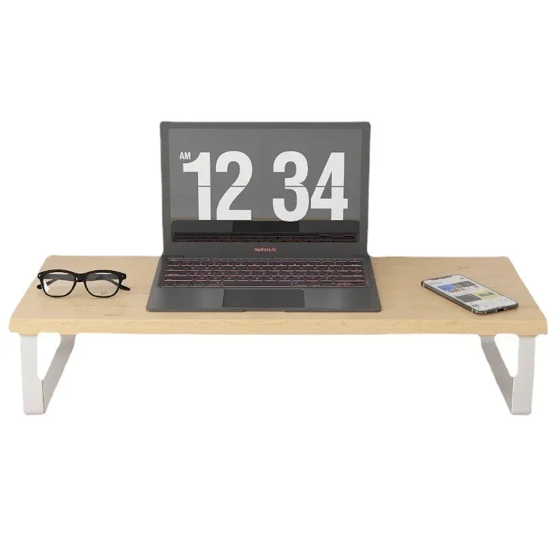 Wood Monitor Stand & Desk Organizer Shelf – 30/40/50cm