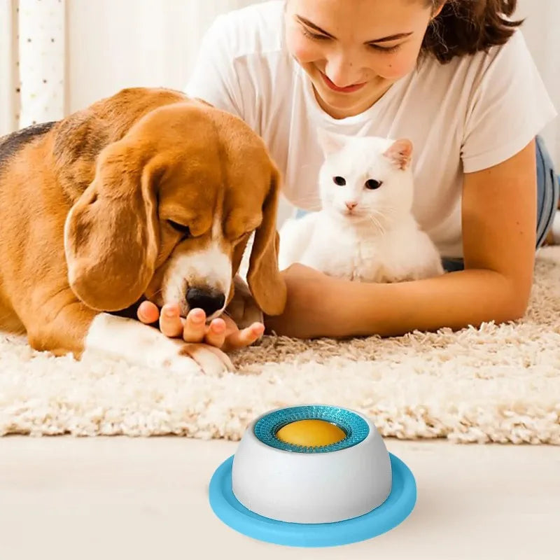 Cat Self Hi Toy Dog Licking Plate Suction Cup Licking Cat Ball Licking Fun Rotating Pet Supplies Oasis Select