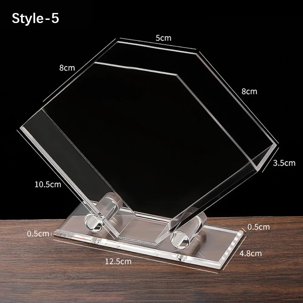 Fashion Transparent Acrylic Napkin Holder Sturdy Desktop Upright Tissue Box Vertical Paper Towel Box Restaurant Napkin Box Oasis Select 5
