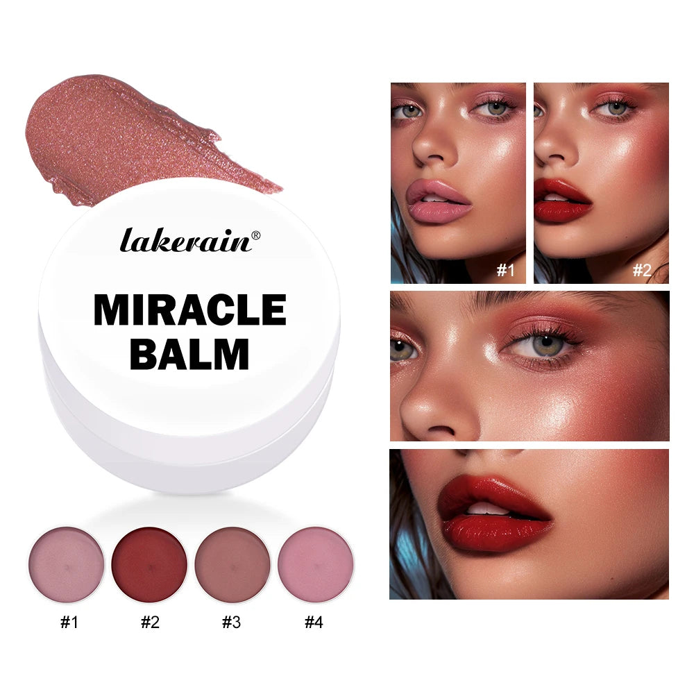 ibcccndc Miracle Balm Cream Blush – Multi-Use Glow, 4 Shades