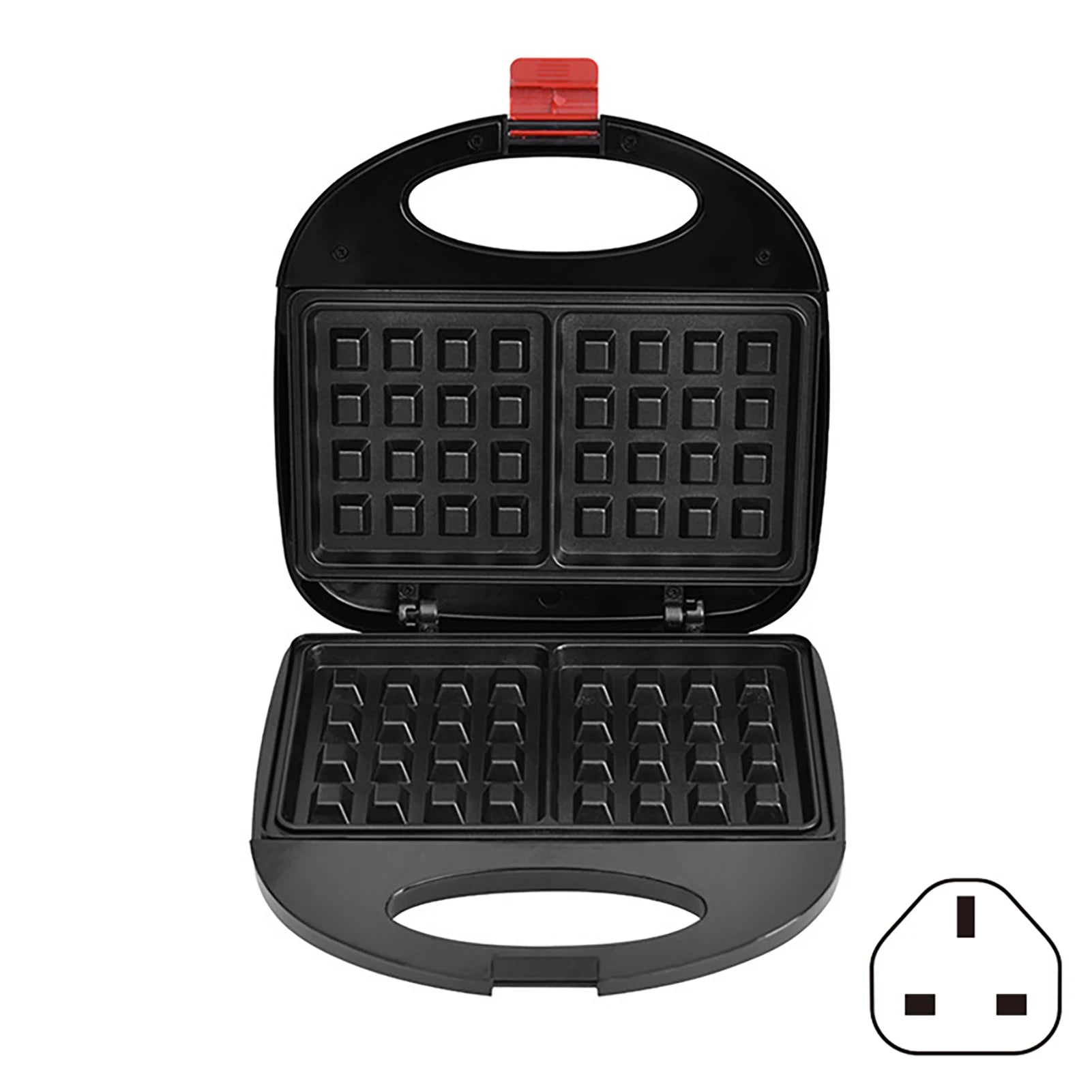 750W Non-Stick Sandwich Press & Waffle Maker | Countertop