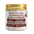 Coconut Oil 6-in-1 Face Cream – Collagen & Aloe Vera Face Moisturizer Cream Oasis Select WHITE 100g