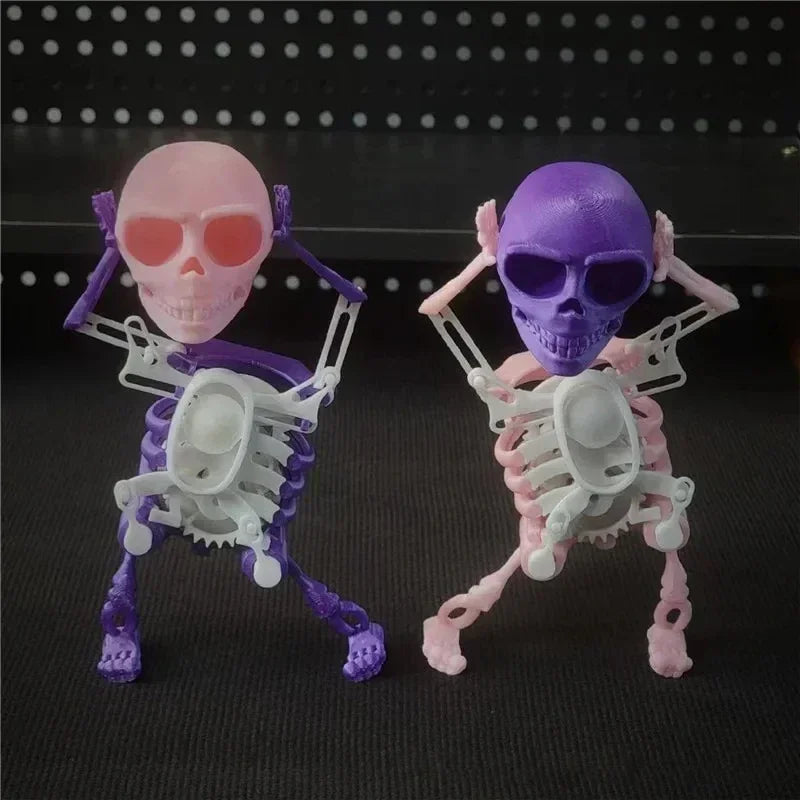 3D Skeleton Man Dancing Dancing Skull Ornament Dancing Ornament Sculpture Figurine Statue Home Office Decoration Gift Oasis Select
