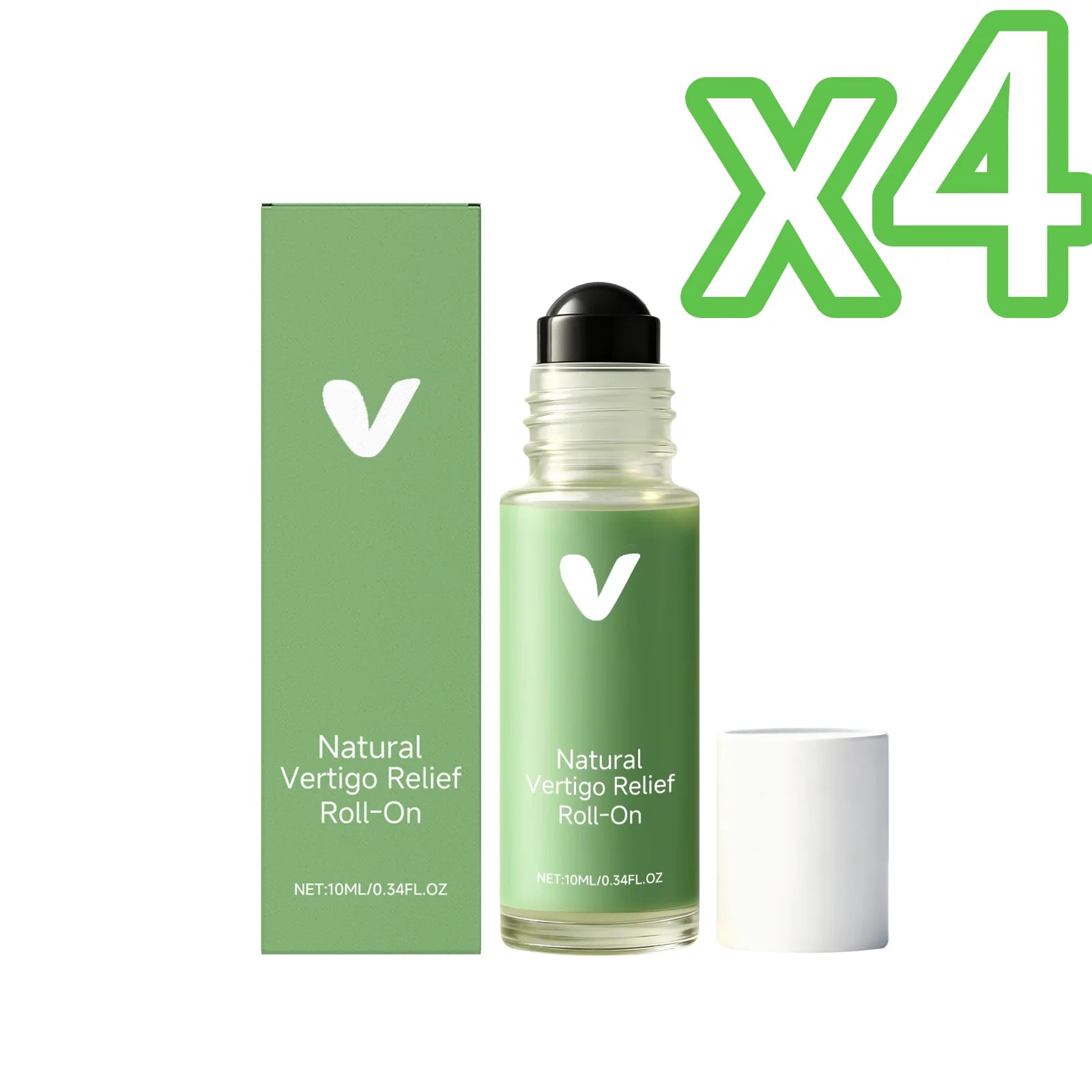 Menthol Vertigo & Dizziness Relief Roll-On Oil 10ml Soothing Roll-On Oil Oasis Select 10ml Boxed X 4PCS