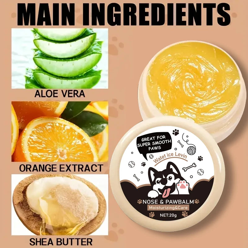 Dog & Cat Paw Balm – Nose & Paw Moisturizer Cream 20g Pet Paw Balm Oasis Select