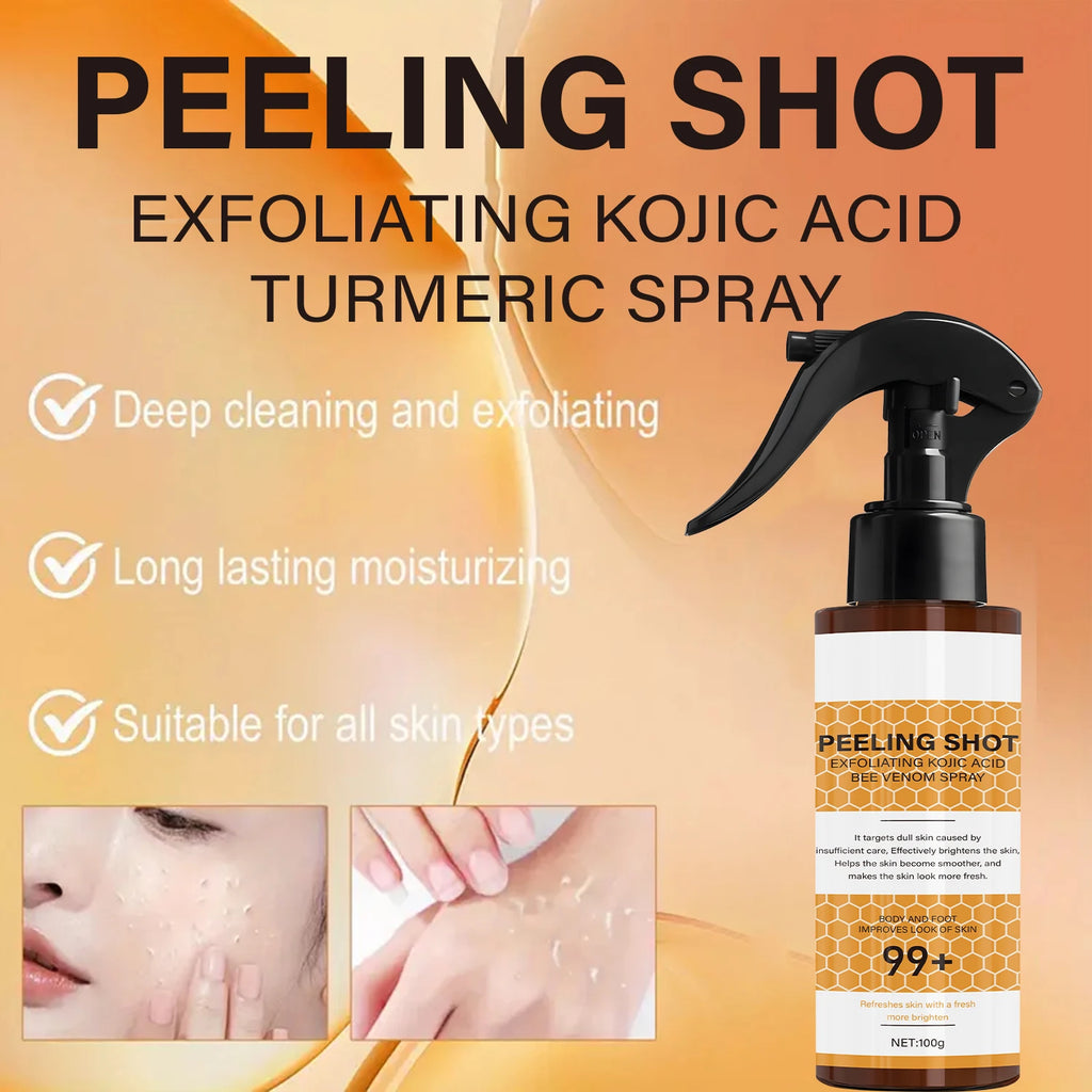 Retinol & Bee Venom Peeling Shot – Exfoliating Moisturizer Facial Peeling Exfoliator Oasis Select