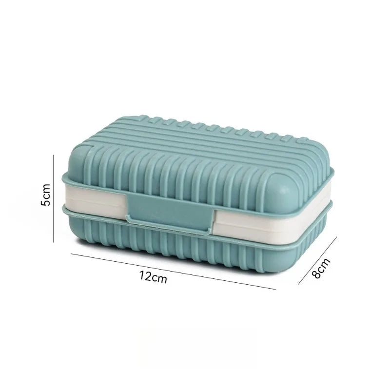Portable Travel Soap Box Leakproof Lidded Holder for Bathroom and Outdoor Daily Use Bathroom Home Organization Oasis Select