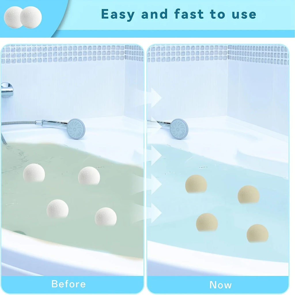 Efficient And Convenient - 4pcs Pool Cleaning Balls - Quick Absorption And High-Efficiency Dirt Removal, Reusable SPA, Hot Tub Oasis Select