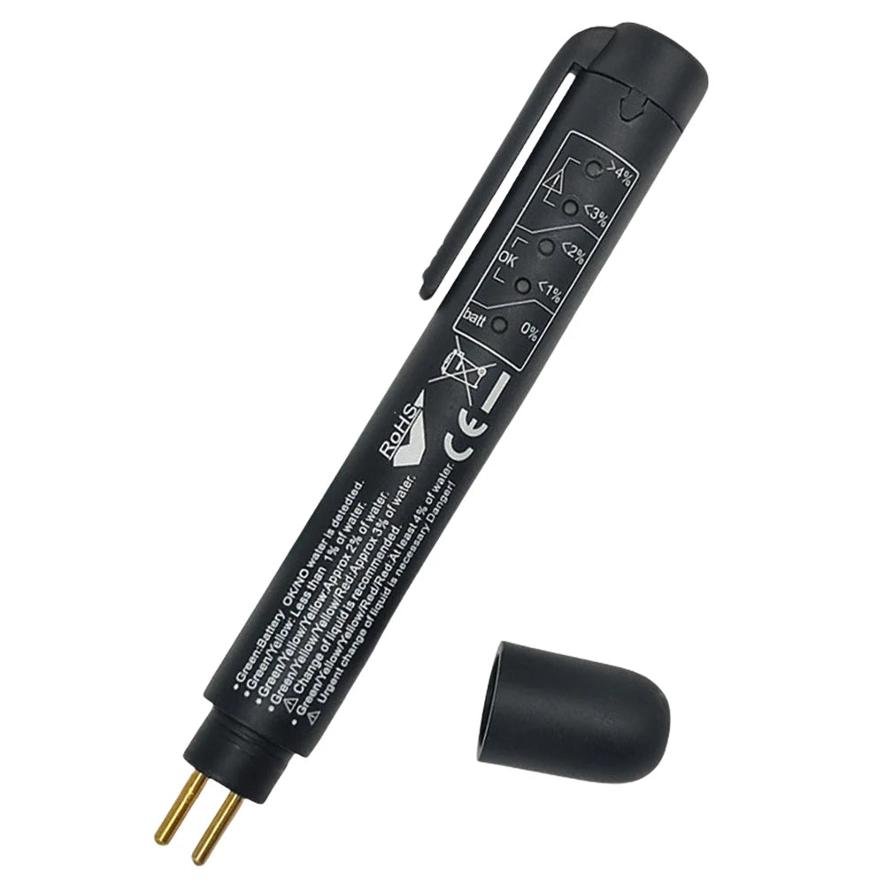 5-LED Brake Fluid Tester Pen – DOT3/DOT4/DOT5 Oil Quality Check Brake Fluid Tester Oasis Select