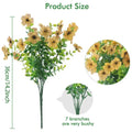 Aesthetic Violet Fall Flowers Eucalyptus Realistic Artificial Flower Front Porch Fake Mum For Outdoor Planters Oasis Select YL