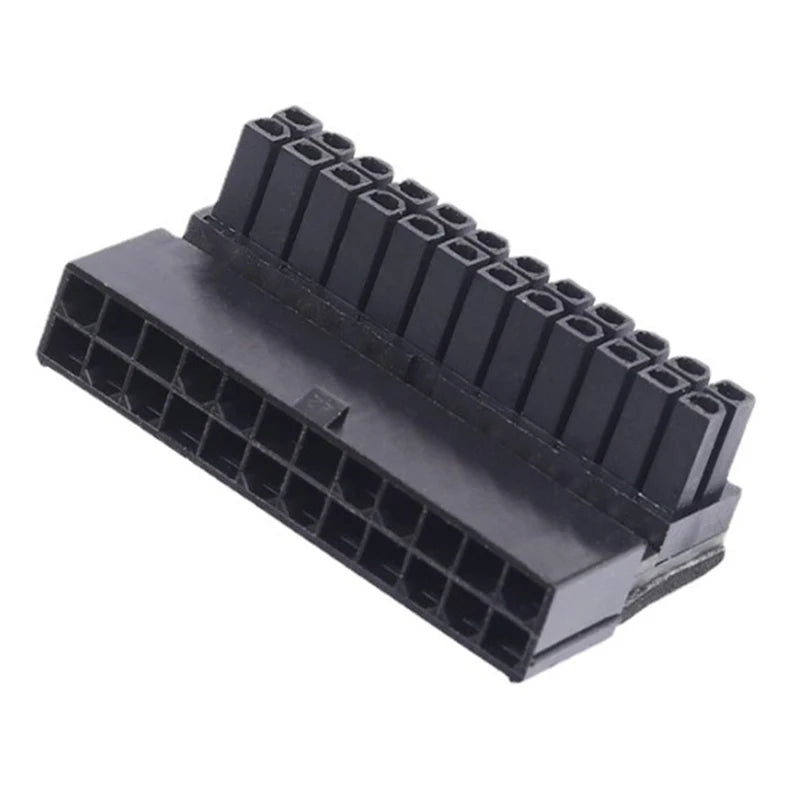 ATX 24Pin 90 degree 24 pin to 24pin Power Plug Adapter Mainboard Motherboard Power Connectors Modular for Power Supply Cables Oasis Select onesize