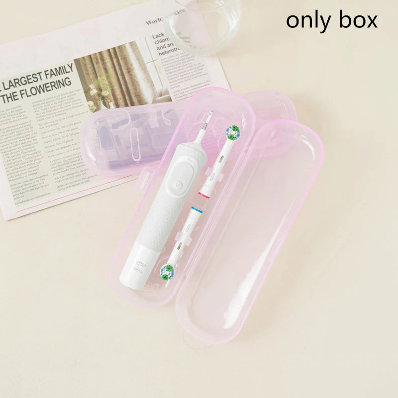 Universal Electric Toothbrush Case Toothbrush Storage Box Organizer Portable Travel Outdoor Electric Toothbrush Protective Cover Oasis Select Pink