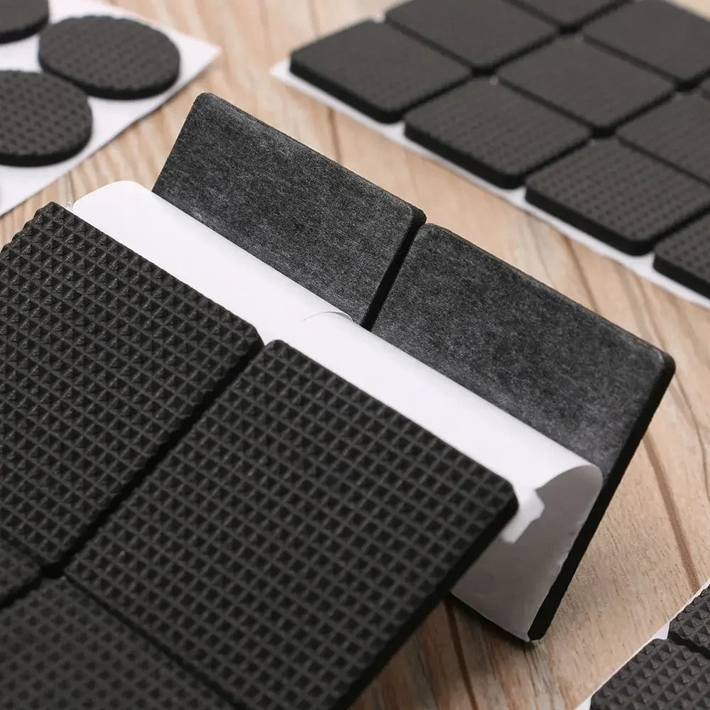 1/2/6/15/24PCS Soft Table Chair Fittings Self-adhesive Floor Protector Furniture Leg Pads Anti-slip Mat Anti Noisy Oasis Select
