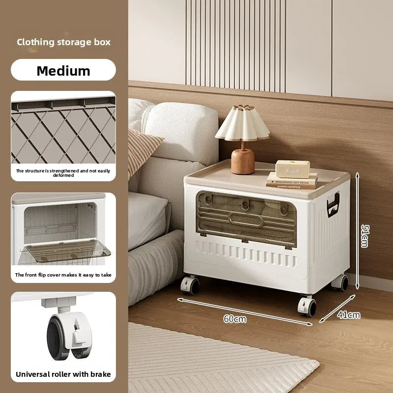 Multi-functional Household large-capacity clamshell storage cabinet Foldable finishing box storage box Oasis Select Medium A