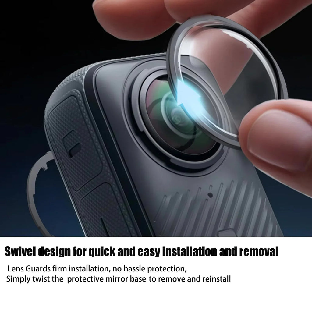 Tempered Glass Lens Guards for Insta360 X5/X4/X3/X2 & X4 AIR