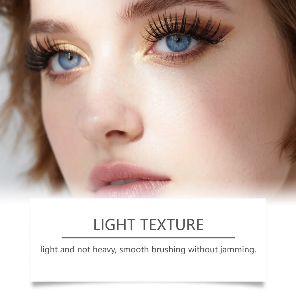 Black Waterproof Lengthening Mascara – Long-Lasting & Fast Dry