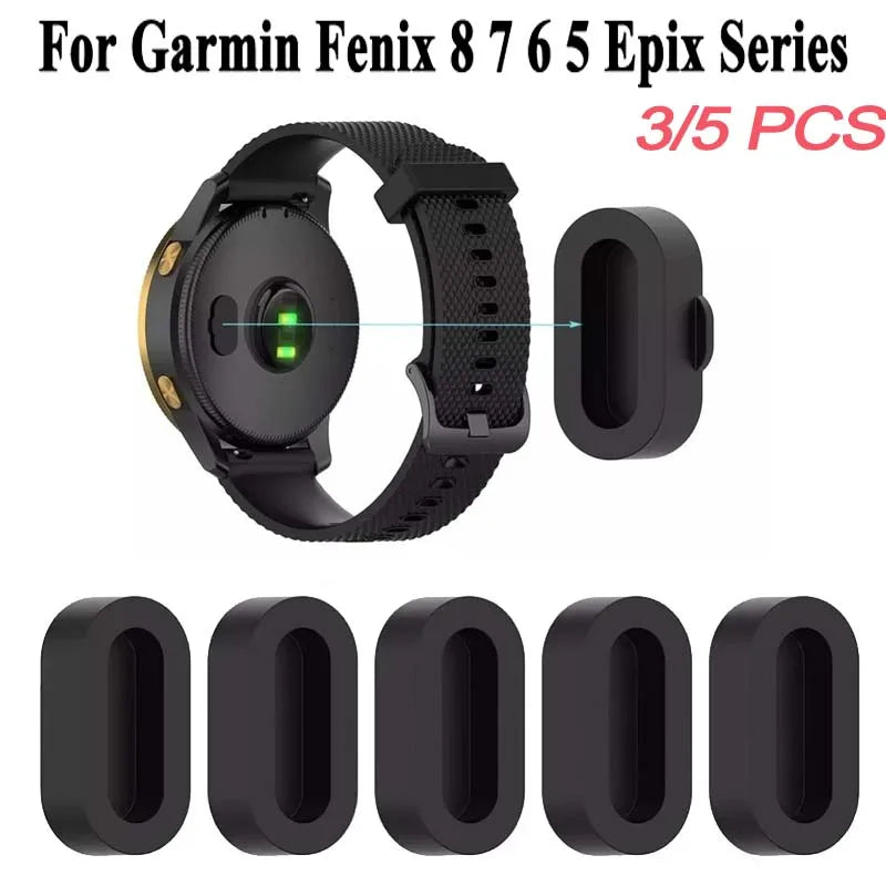 Garmin Dustproof Charging Port Plug – Fenix 5/6/7/8 & More Smartwatch Port Cover Oasis Select