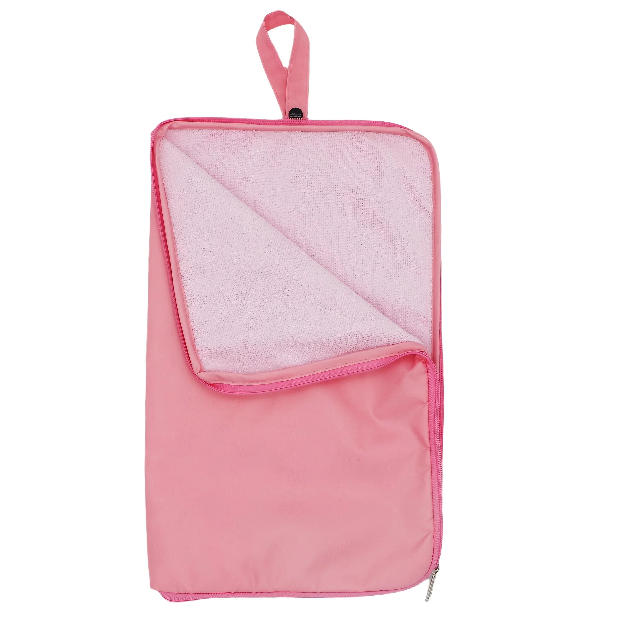 Waterproof Zipper Swimsuit Bag, Portable Beach Pool Storage Pouch Oasis Select Pink