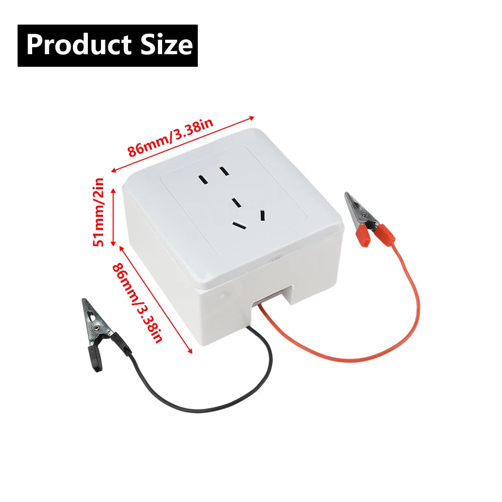 DC 12-16.8V to 220V Boost Inverter Module High-Power 100W Boost Module Outdoor Universal Solar Panel Inverter DIY Electronic Kit Oasis Select white shell