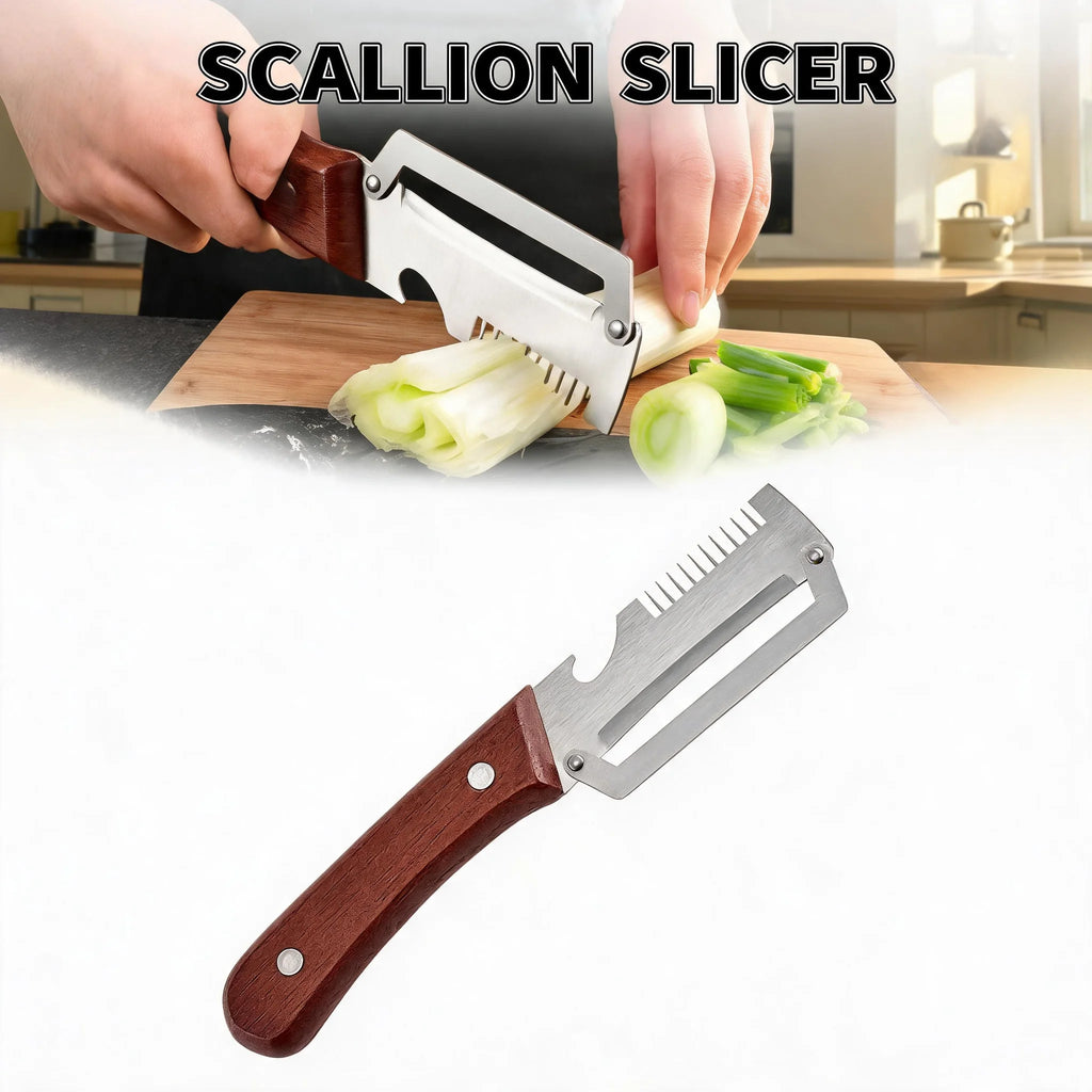 Easy Grip Non-Slip Multifunctional 3-in-1 Stainless Steel Peeler Vegetable & Fruit Slicer Shredder Kitchen Tool for Shredding Oasis Select