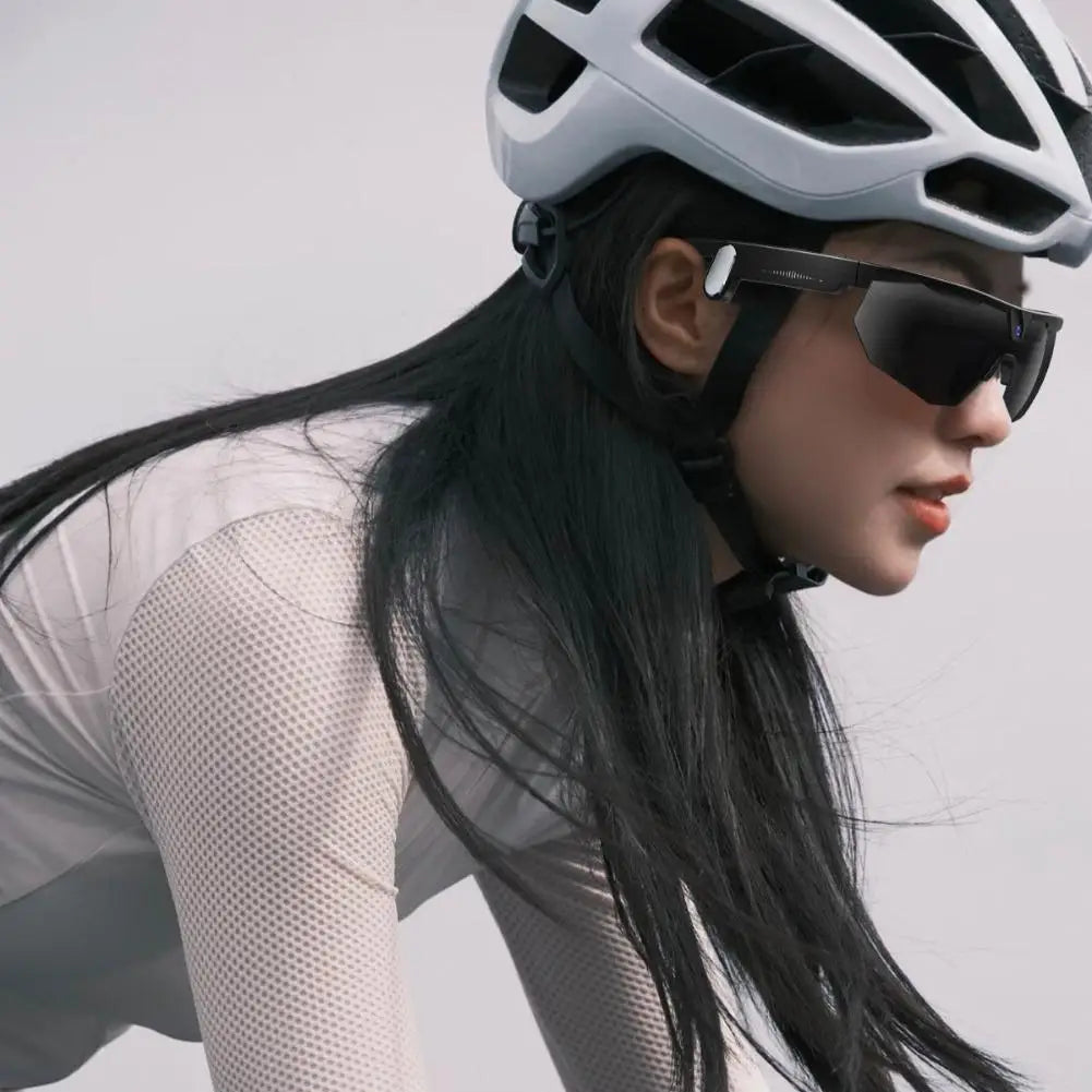 AI Smart Cycling Glasses - 8MP Camera, 1200P Video Record, Real-time Translation, BT Call Chat Cycling Sunglasses For Men Women Oasis Select