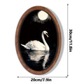 Halloween Ghost Wooden Photo Frame Painting Retro 3D Hanging Plaque Festival Decor Wall Sticker for Home Party Wall Decor Oasis Select MZ1172 Medium