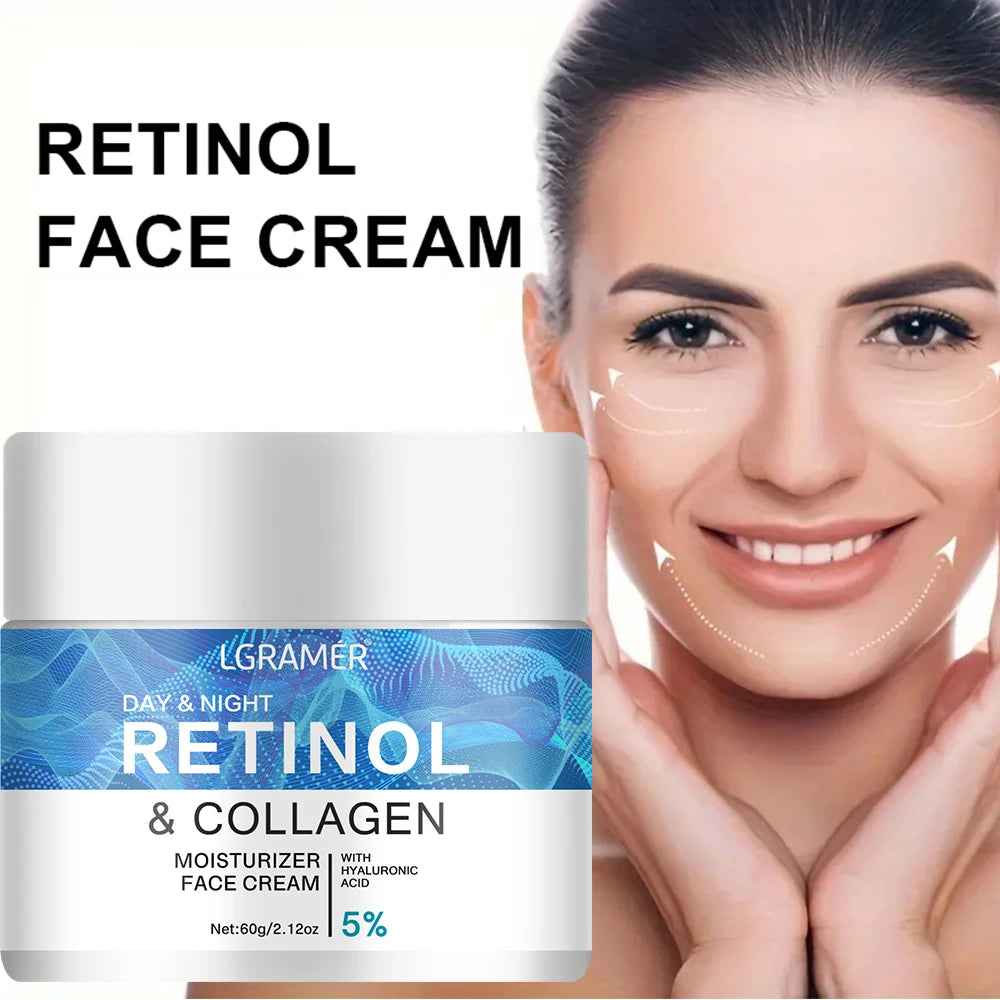 Retinol Firming Face Cream Lifting Neck Anti-aging Remove Wrinkles Night Day Cream Moisturizing Facial Serum Body Skin Care Oasis Select