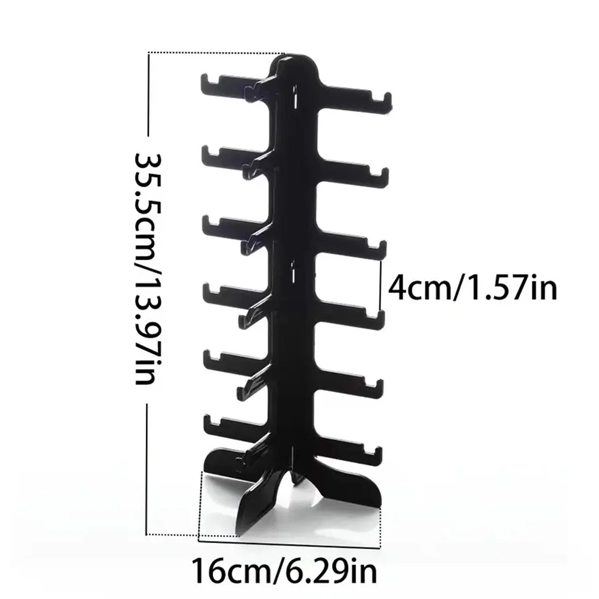 1pc, Vertical glasses storage rack, fashionable multifunctional glasses rack, plastic glasses display rack, glasses display rack Oasis Select