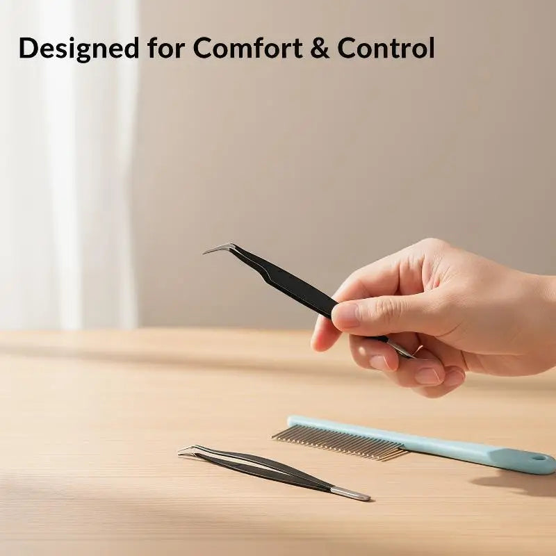 Precision 2 In 1 Tick Remover with Comfortable Grip for Efficient Tick Removal in Pets and Humans Oasis Select