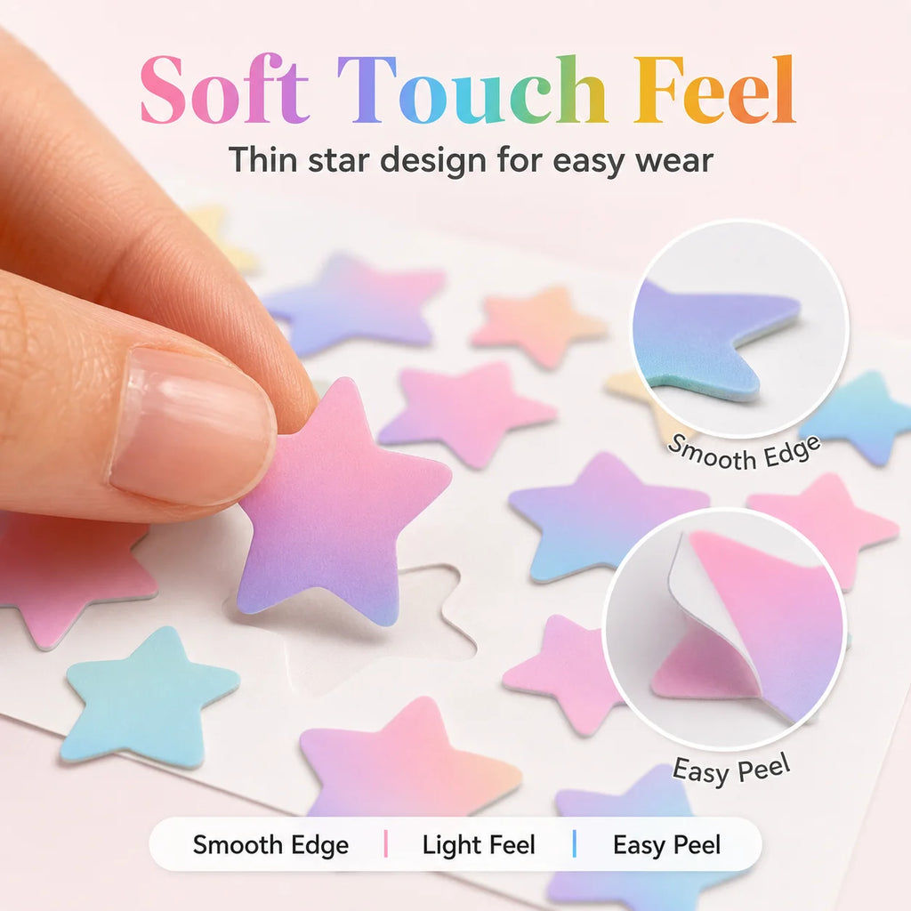 Star shaped acne patch, quick absorption of pus, gentle skincare, good for covering blemishes Oasis Select
