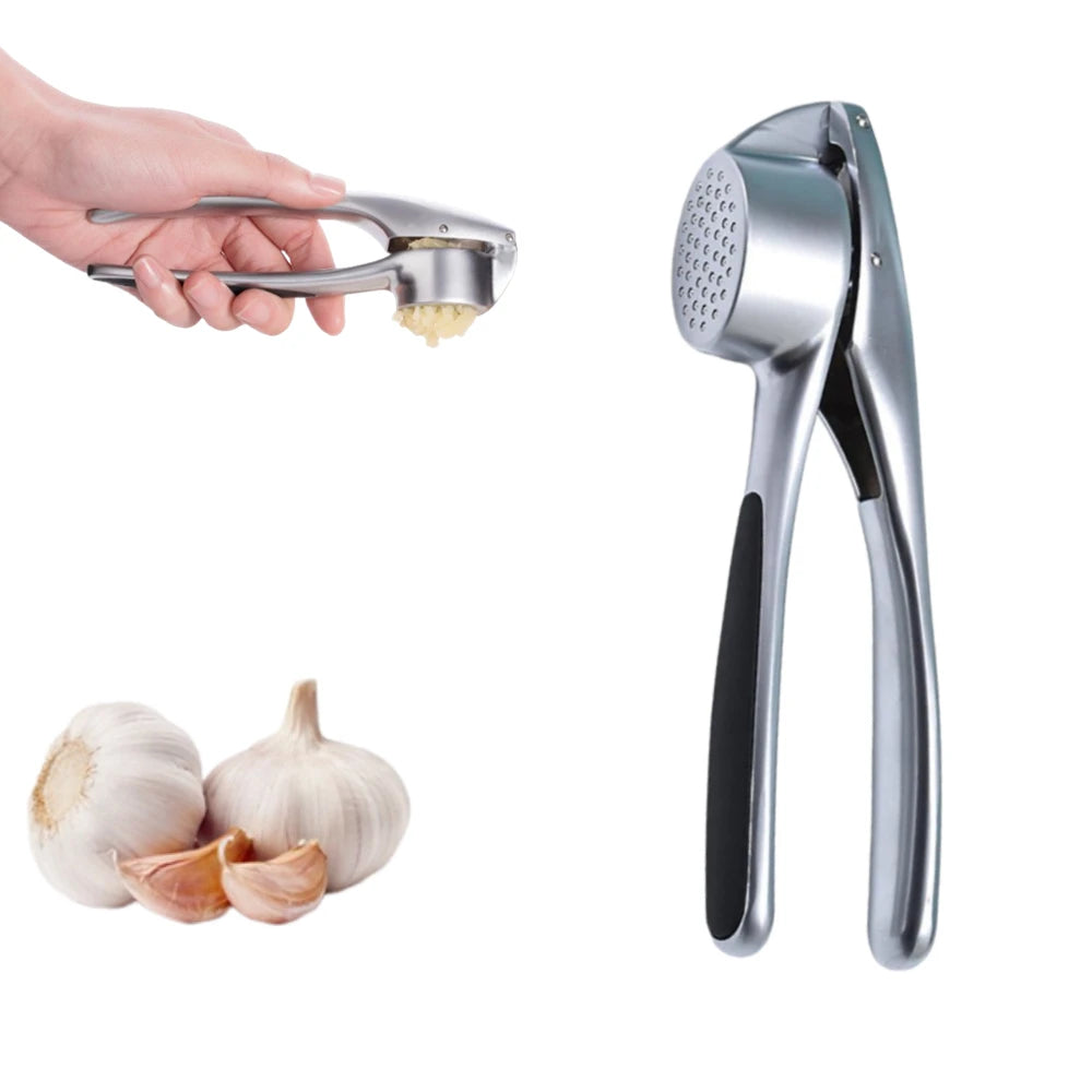 Kitchen Alloy Garlic Masher Garlic Press Manual Crushing & Grinding Tool Multifunctional Squeezer Easy To Clean Kitchen Gadget Oasis Select