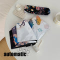 Cute Cartoon Fish and Cat Folding Umbrella Sun Protection Rain-proof UV Protection Umbrella Fully Automatic Sun Umbrella Oasis Select automatic 8K
