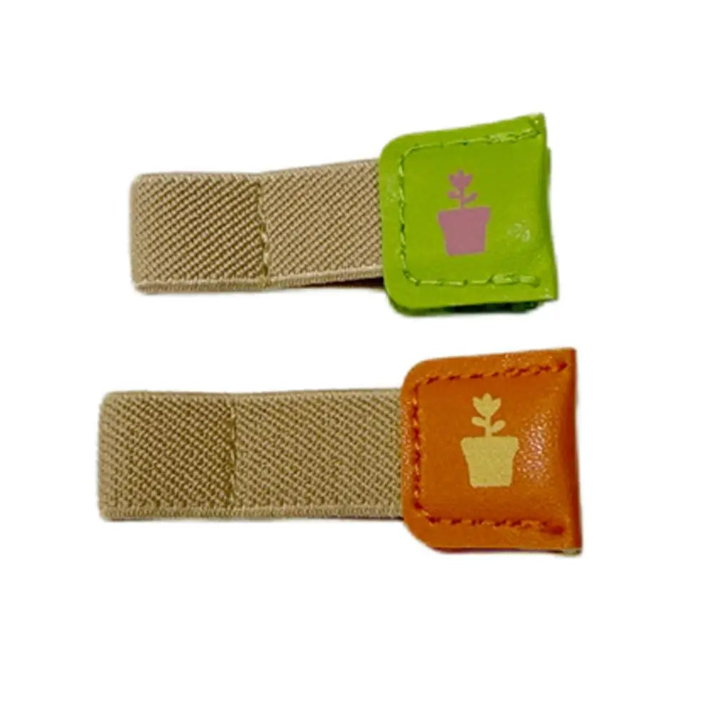 Leather Cable Organizer – Portable Snap Button Cord Winder