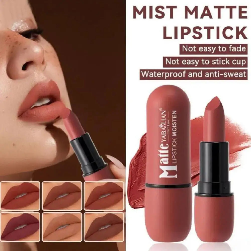 Velvet Matte Lipstick Matte Soft Hydrate Glossy Lipstick Long-Lasting Waterproof Lip Gloss High Pigmented Lip Stick Stain Makeup Oasis Select