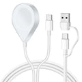 3 in 2 USB C Cable for Apple Watch Charger iPhone Charger Fast Charging Cable Compatible with iWatch Ultra/SE/9/8/7/6/5/4/3/2/1 Oasis Select 3 In 2