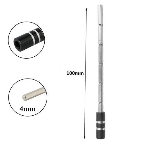 113mm Magnetic Hex Extension Bar – 4mm Screwdriver Bit Adapter Screwdriver Bit Adapter Oasis Select