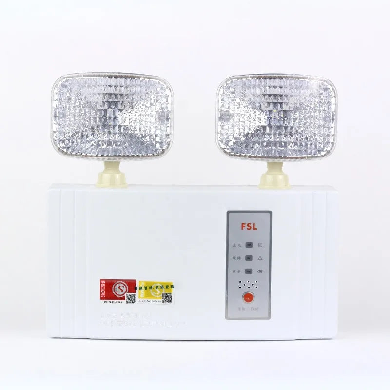 SHINEKNOT LED Double Head Rechargeable Emergency Light 200-240V