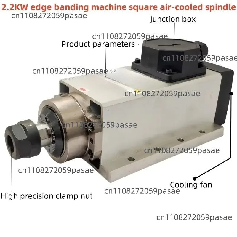 2.2kW Air-Cooled CNC Router Drilling & Milling Spindle Motor