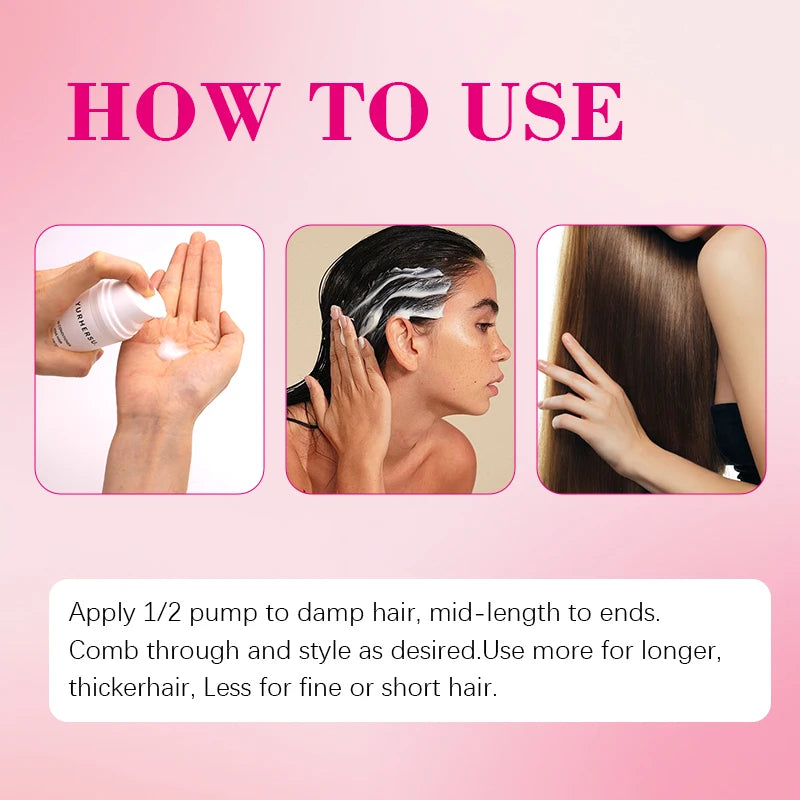 YURHERSU No-Wash Hair Mask – Smooth, Lightweight & Non-Greasy Leave-In Hair Mask Oasis Select