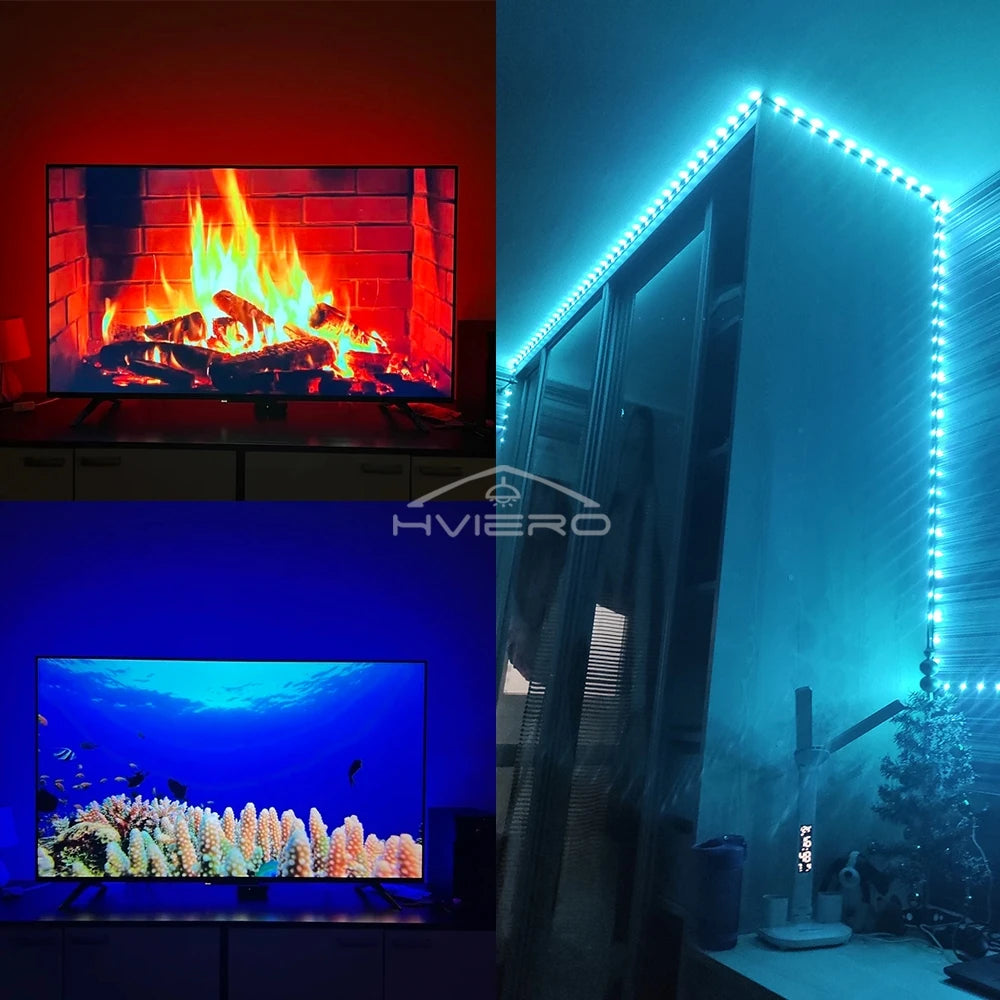5M 600-LED SMD 2835 Flexible Strip Light DC 12V | HVIERO
