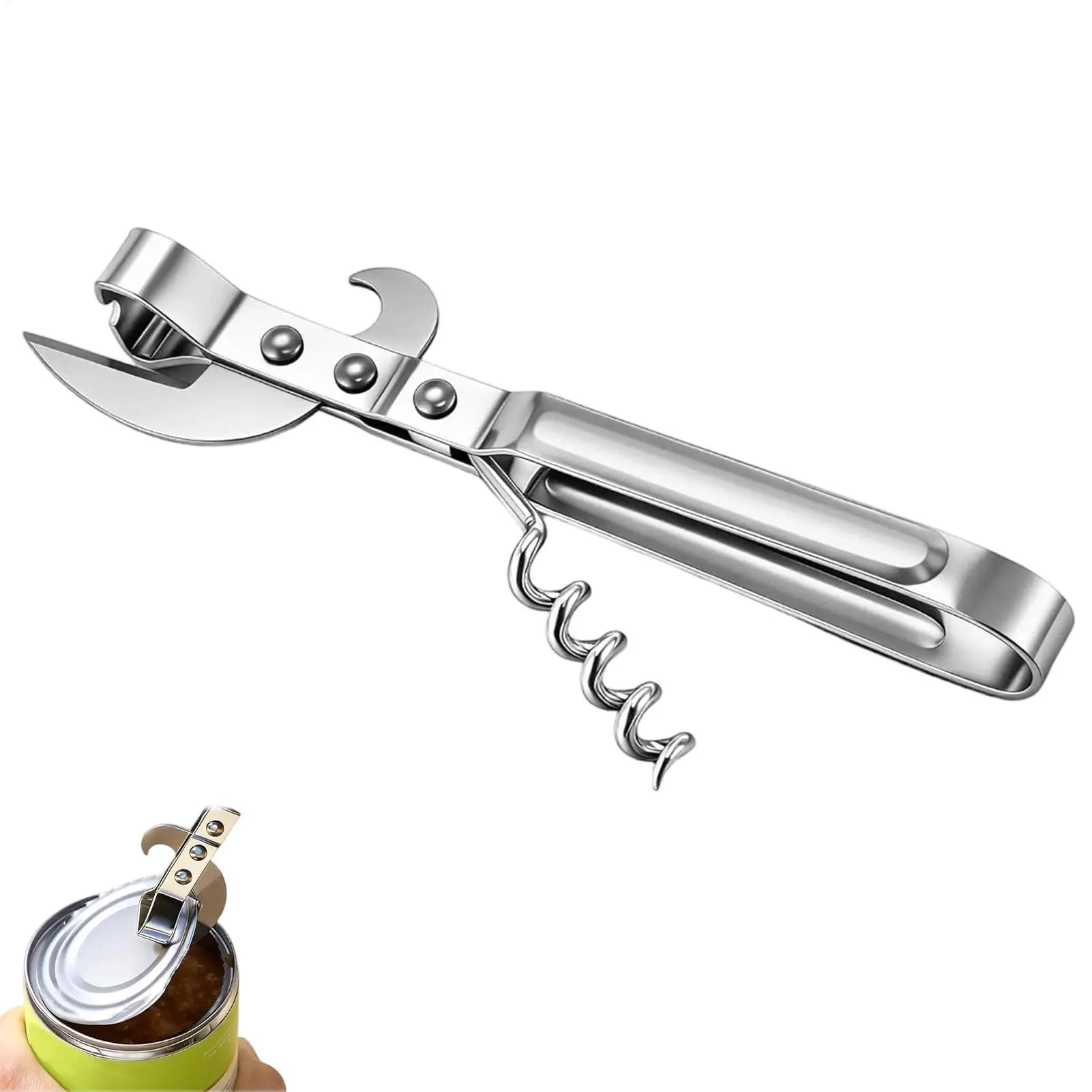 Multifunctional Stainless Steel Bottle & Can Opener