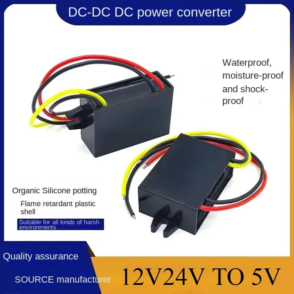 DC 12V 24V to 5V 12V to 5V 1A 3A 5A 8A 10A 5 Volts Voltage Reducer Step-down Module Power Converter Buck Voltage Converter Oasis Select