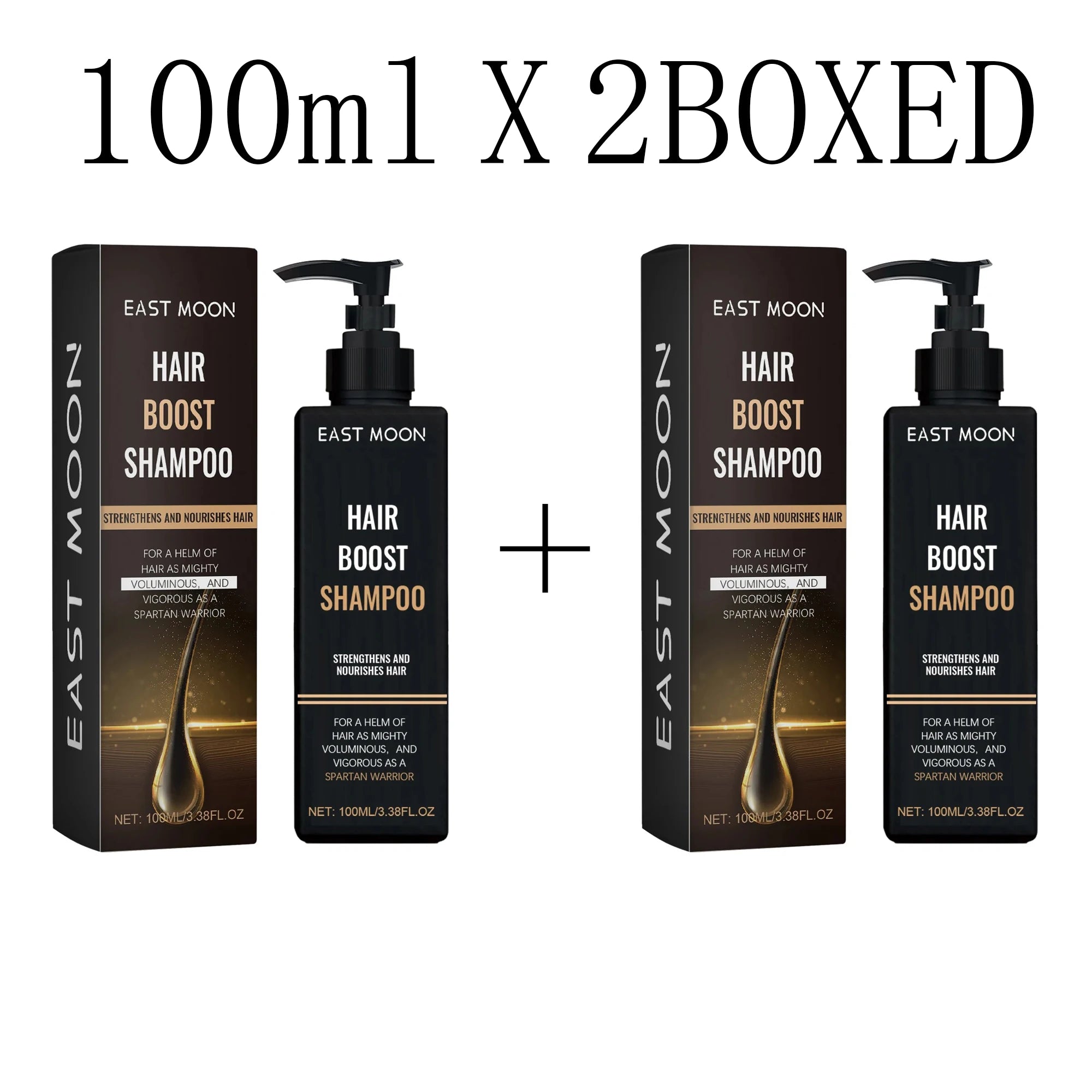 East Moon Hair Thickening Shampoo – Root Activator & Regrowth Hair Regrowth Shampoo Oasis Select 100ml X 2boxed