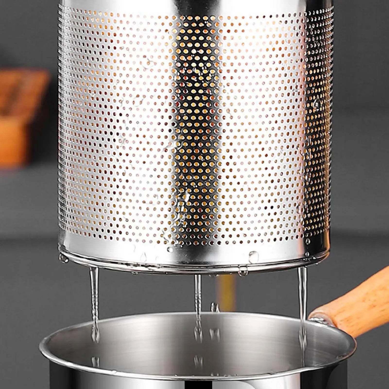 Deep Frying Pot Kitchen Fryer With Strainer Stainless Steel Tempura Fryer Pan Fry Pot Chicken Fried Chicken Cooking Tools Oasis Select