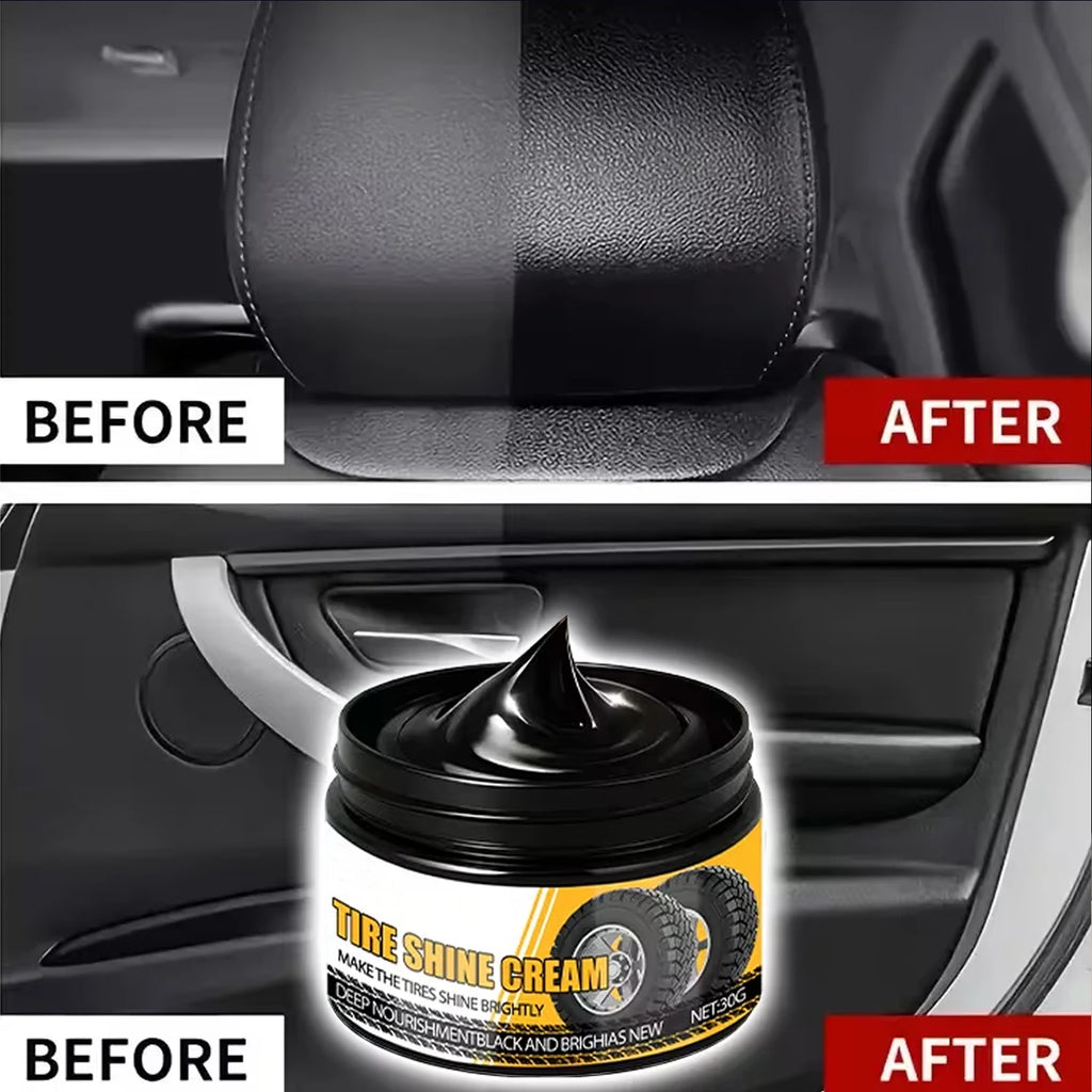 Nano Car Interior Wax – Plastic Renewal, Tire Shine & Protector
