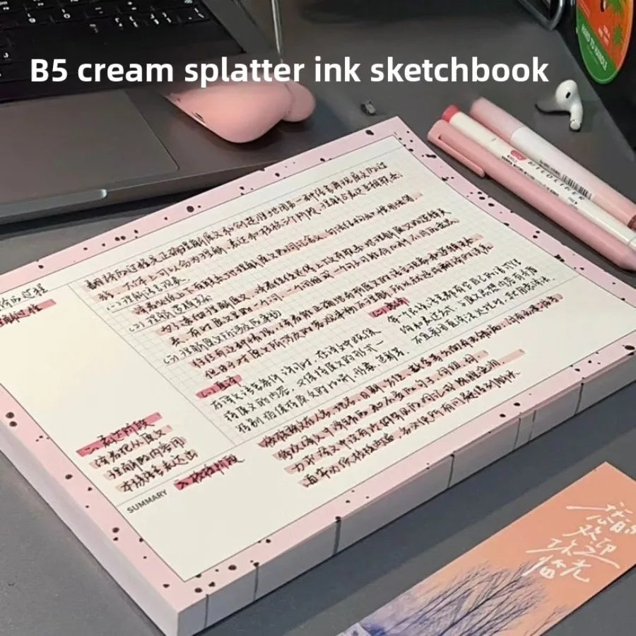 Thickened Non-stick Sticky Notepads To-do Lists Shopping Lists Study Schedules Weekly Plans Notepads Stationery Agenda Books Oasis Select Pink
