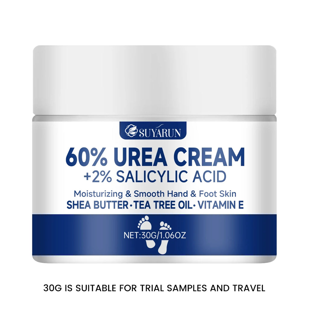 SUYARUN 60% Urea Foot Cream – Callus Remover & Heel Moisturizer Urea Foot Cream Oasis Select 30g