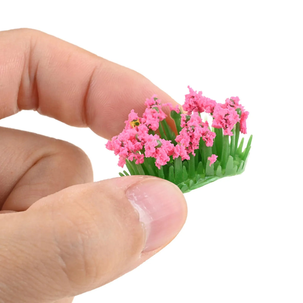 For Landscape Decoration 32Pcs Colorful Flower Clusters and 15Pcs Mixed Trees DIY Craft Making Durable and Environmentally Oasis Select Default Title