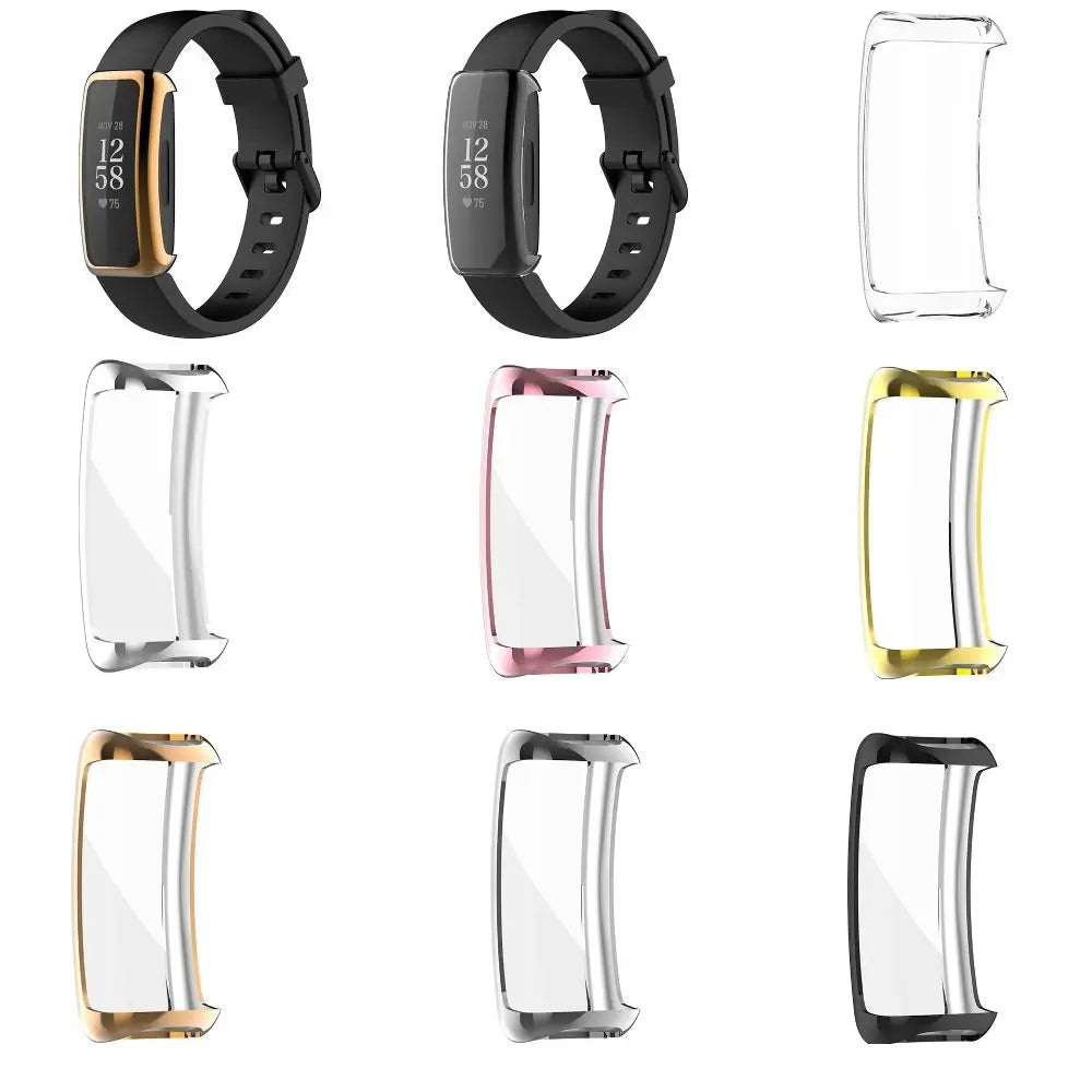 Watch Cover Case Fitbit Inspire 3 Screen Protector TPU All Inclusive Inspire 3 Watch Cover Protective Soft Fitbit Inspire 3 Case Oasis Select